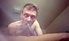 Massive Hardcore Cock Action with Amateur Gay Duo in Bed