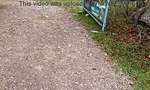 outdoor lesbian sex after an adrenaline rush! 🌿