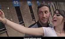 Hot Spanish Latina Teen Sucks Big Cock Before Outdoor Fuck