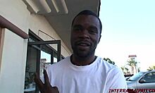 Slutty Blonde Teen Feels Intense Pleasure Taking Huge Black Cock.