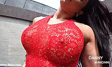 Rebolando a Bunda com Vestidinho e Sem Calcinha - Girlfriend Twerks Ass for Lesbian Bisexual Friend!