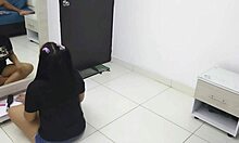 Latina Enjoys First Homemade Missionary and Doggystyle with Skinny Partner