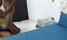 Latina Enjoys First Homemade Missionary and Doggystyle with Skinny Partner