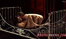 punished for stealing poor little 18+ jade jantzen she just wished to in garage bondage