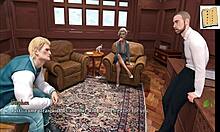 I'm being a dik in chick route with big tit's