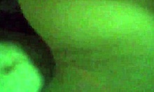 Redhead Girl Rides Cock While Using Dildo For Ass Play