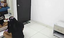 Latina Enjoys First Homemade Missionary and Doggystyle with Skinny Partner