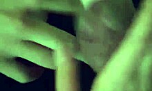 frottage handjob with strap on for kinky couple