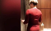 Blonde brazilian wife rides big dick after night out