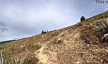 outdoor lesbian sex after an adrenaline rush! 🌿