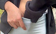 outdoor lesbian sex after an adrenaline rush! 🌿