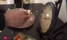 Rebecca Nikson celebrates birthday with cake surprise