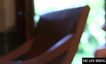 Cute Blonde In Sexy Lingerie Takes Selfies While She Masturbates