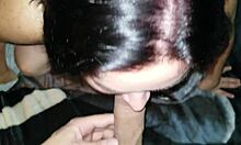 sexy bbw titty fucks and blows her way to a massive facial. homemade big tits amateurs with deepthroat and cumshot.