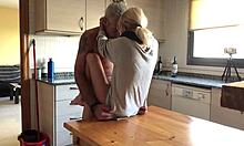 hey, wanna see us making love in the kitchen with hot action?