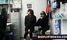 Φύλακας ασφαλείας Τζακ Βέγκας φέρνει Ντακότα Μπερνς και Μία Τέιλορ στο πίσω δωμάτιο λόγω υποψιών για ταραχές Αντίφα