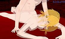 Cagalli Yula Athha and Meyrin Hawke in wild Gundam Seed hentai sex! 😍