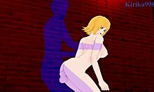 Cagalli Yula Athha and Meyrin Hawke in wild Gundam Seed hentai sex! 😍