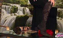 Cute Petite Teen 18+ Amateur Struggles to Fit into Skinny Jeans and Panties