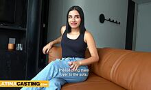 Latina Casting Cute 18yo Amateur Jizzed By Gringo