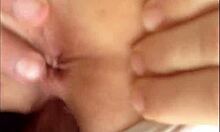 1982 french amateur in satin lingerie position