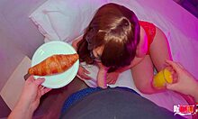 Milf stepmom morning family sex with young 18+ stepson pov.