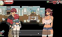 hey, wanna see nerdy girl’s public handjob in library hentai?