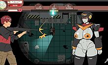 hey, wanna see nerdy girl’s public handjob in library hentai?