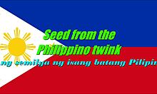 Phi twink worships big cock with rimjob