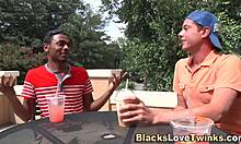 Black Gay Man Ejaculates Powerfully