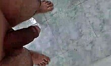 uhh, mijando gostoso no banho with my cute brazilian neighbor