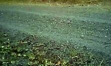 Are you showing your big tits and pussy outdoors?