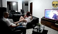 My boyfriend's on ps4 while i’m messin with his dick, oops