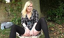 Satine Spark, You're Masturbating In The Park With Daring Public Nudity