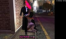 We rushed home after the party