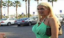 wow, this blonde milf with big tits gets a facial cumshot and wins over our friend in hd