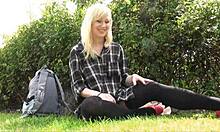 Satine Spark, You're Masturbating In The Park With Daring Public Nudity