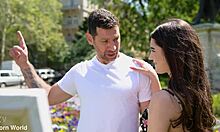 Seductive Babe Candie Luciani Tempts Artist Into Sex!