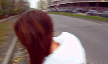 Eurobabe got banged hard in POV on the bed, what a sight