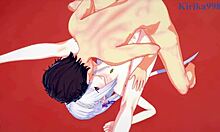 uhh, emilia, rem, subaru natsuki goin' hard in re zero hentai!