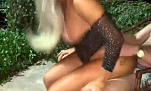 Fudendo Blonde Wife at Family BBQ While Husband Films