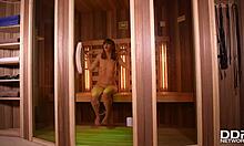 Fetish anal fucking in spa makes alexa nova cum on big dick