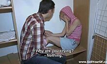 Blondie Foxy in Trouble, Subtle Cumshot and Blowjob Tease