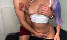 I Fuck a Young Hot Purple-Haired Slut in Sexy Costume