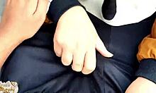 This hot couple got caught banging on the balcony right in front of neighbors