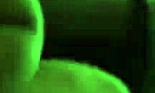 latina girlfriend milks cock with her big tits in a titfuck