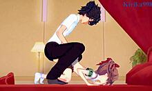 Mikoto Misaka and Kuroko Shirai get wild in intense hentai railgun sex.