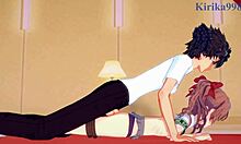 Mikoto Misaka and Kuroko Shirai get wild in intense hentai railgun sex.