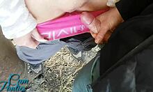 Omg, I got real public cum in my panties near trains... couldn't hold it!