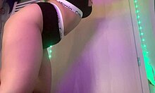 Masturbate tight pussy fucking in doggy